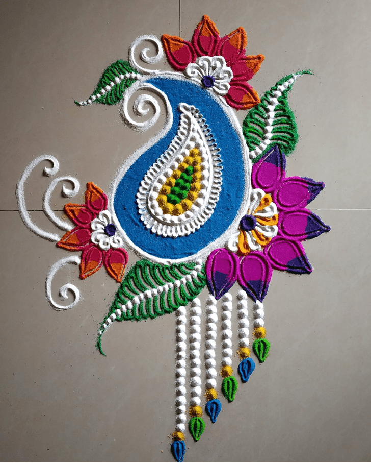 Stunning Classic Rangoli