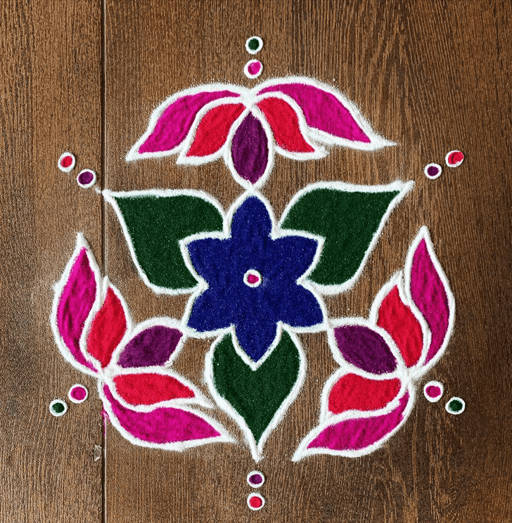 Excellent Colourful Rangoli