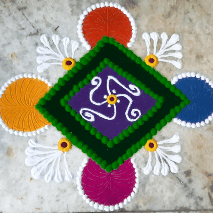 Fetching Colourful Rangoli