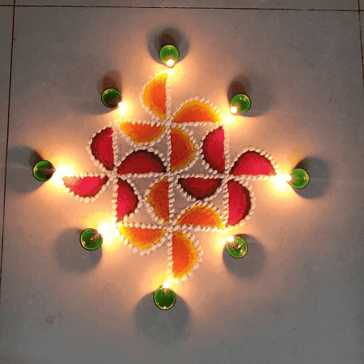 Delicate Concept Rangoli