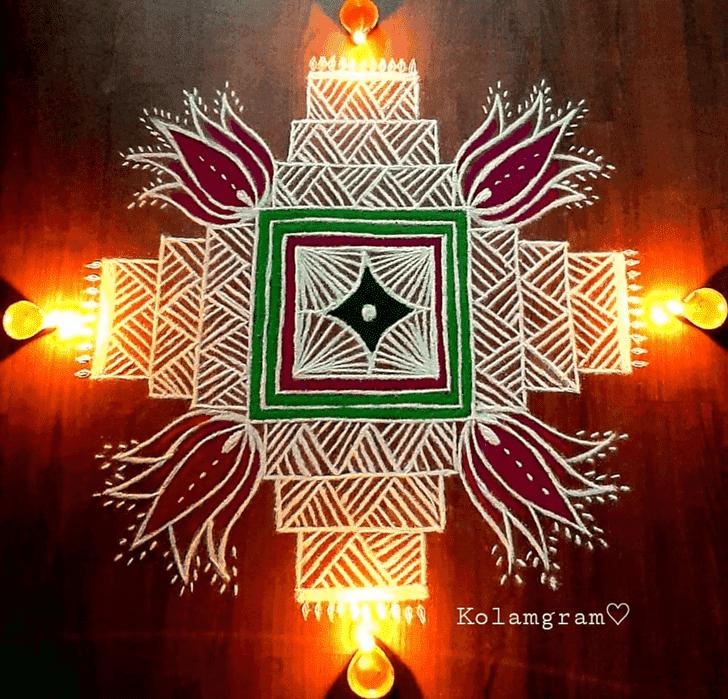 Inviting Concept Rangoli