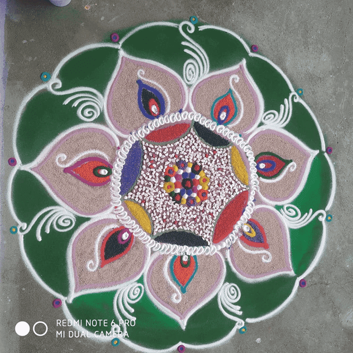 Mesmeric Concept Rangoli