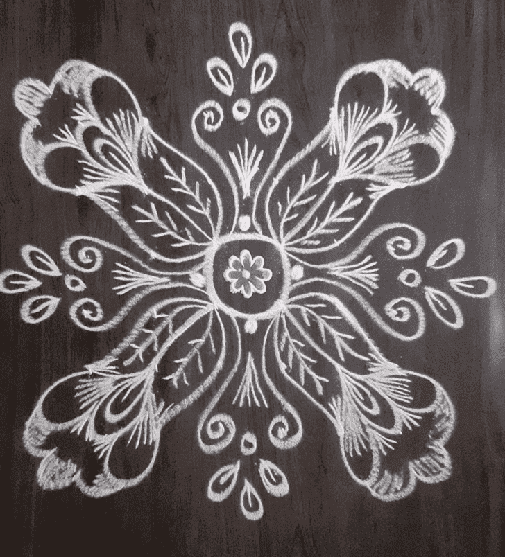 Resplendent Concept Rangoli