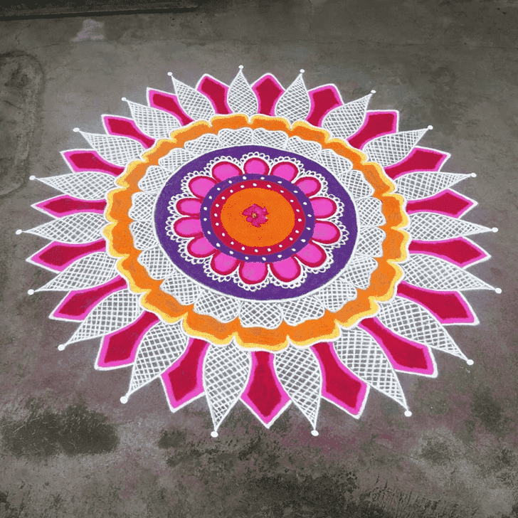 Stunning Concept Rangoli