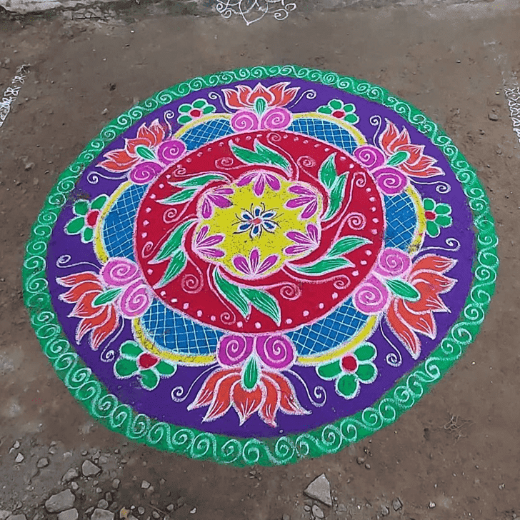 Wonderful Concept Rangoli Design