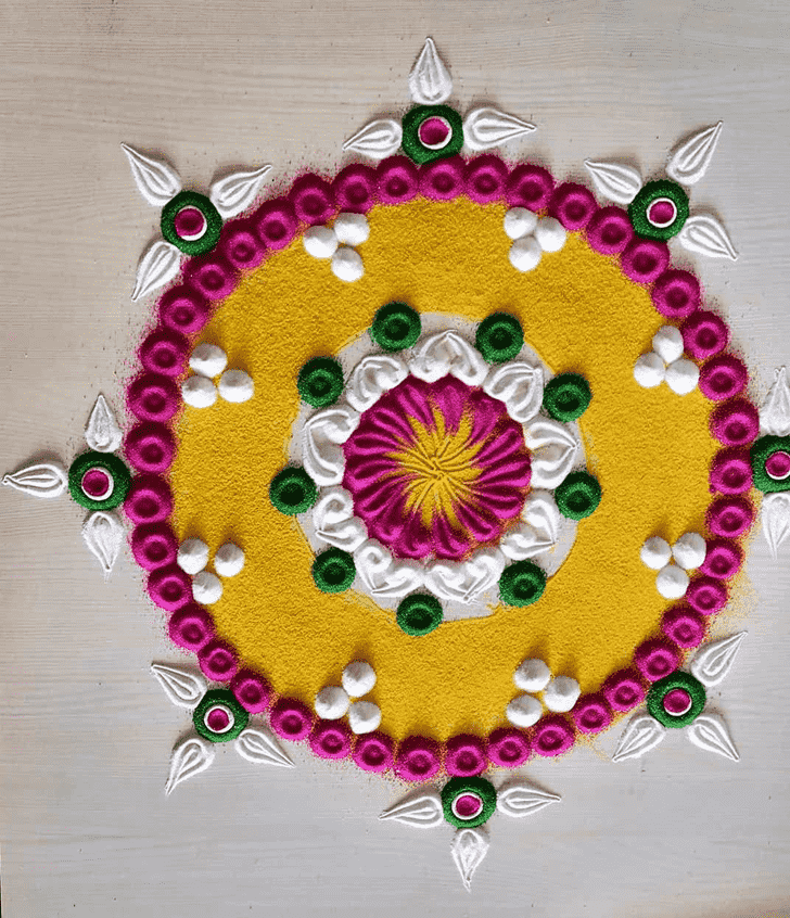 Admirable Creative Rangoli Design