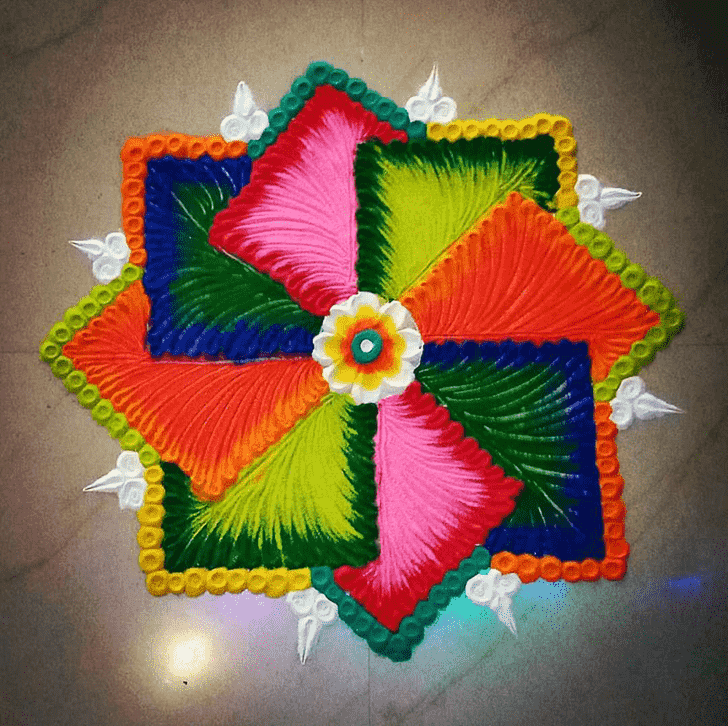 Alluring Creative Rangoli