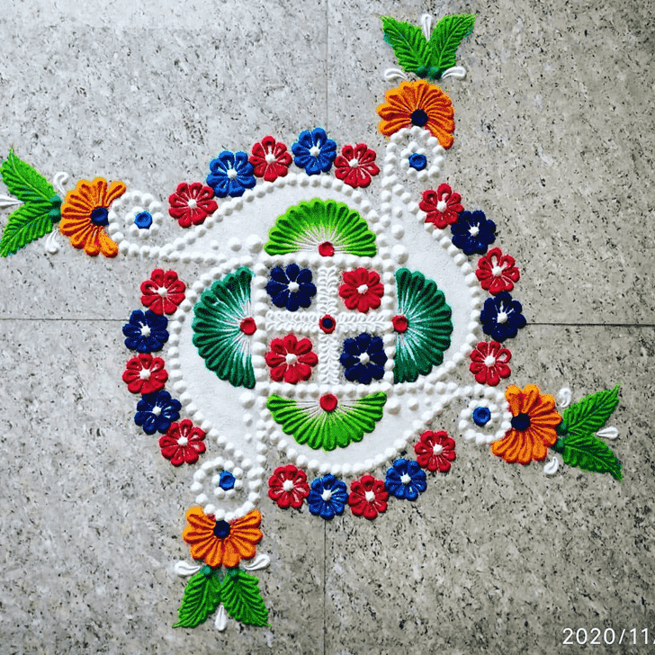 Enticing Creative Rangoli