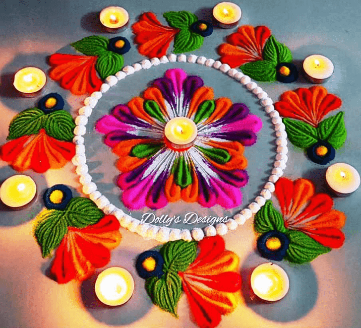 Graceful Creative Rangoli