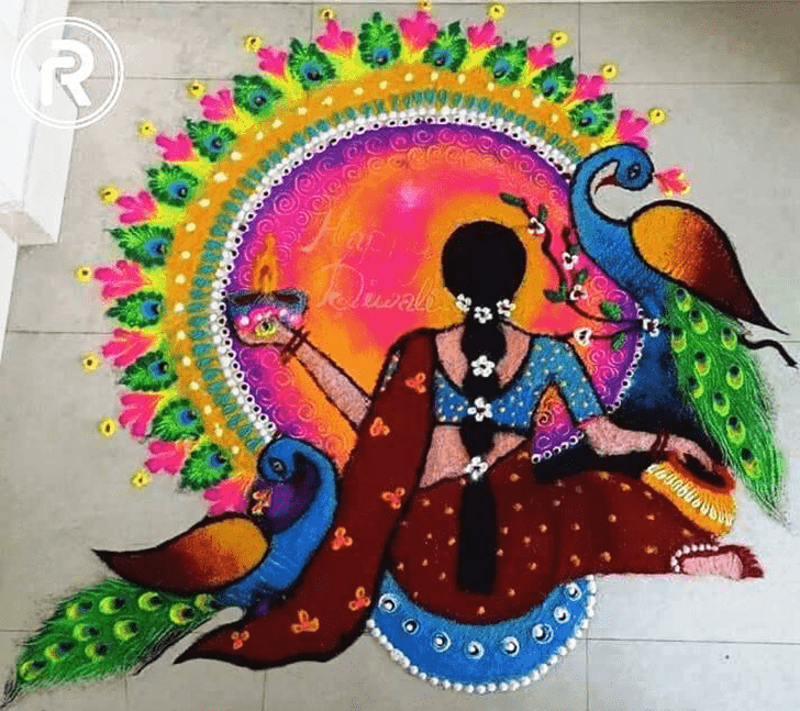 Magnetic Creative Rangoli