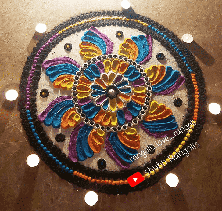 Radiant Creative Rangoli