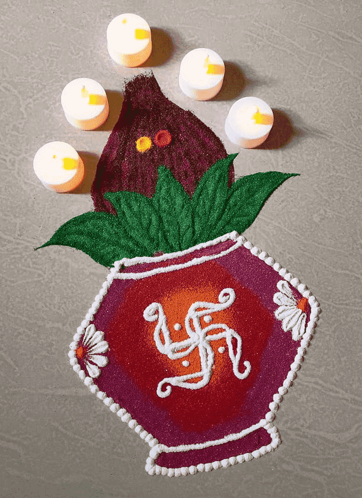 Appealing Cute Rangoli