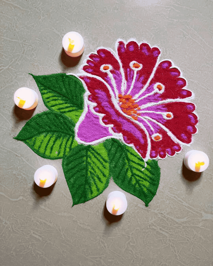 Comely Cute Rangoli