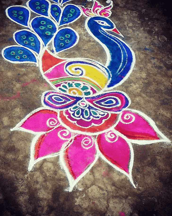 Magnetic Cute Rangoli