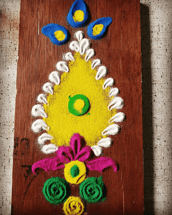 Magnificent Cute Rangoli