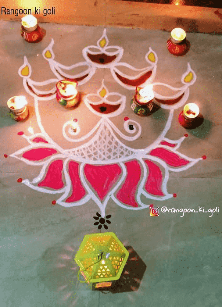 Pleasing Cute Rangoli