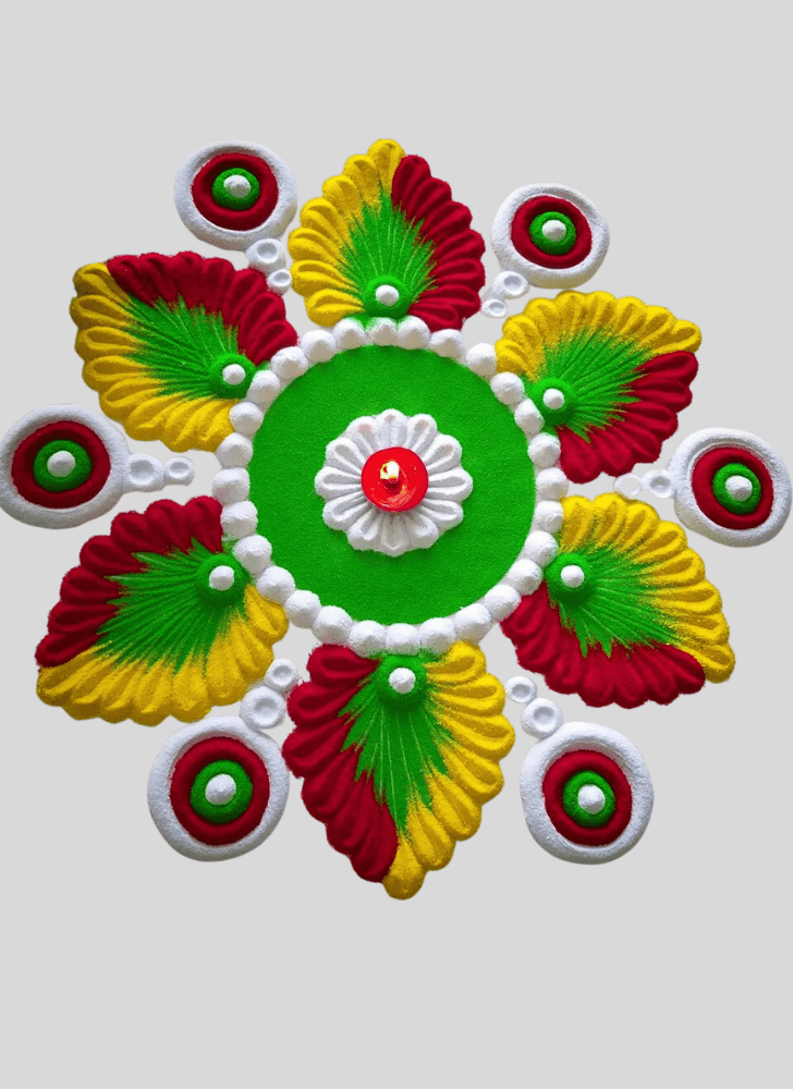 Magnetic Decorations Rangoli