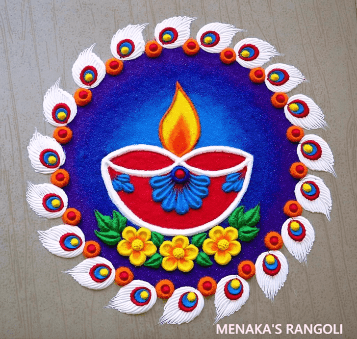 Gorgeous Deepawali Rangoli