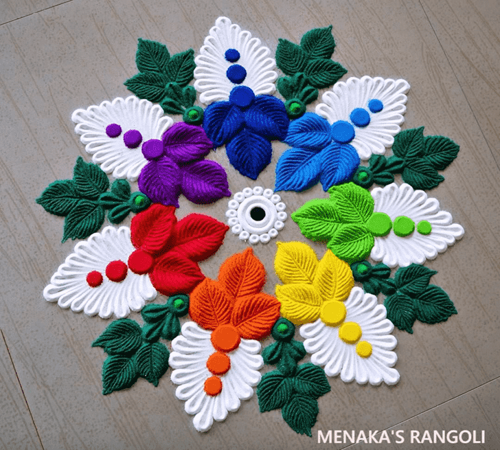 Ideal Deepawali Rangoli