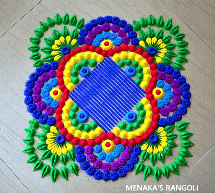 Magnetic Deepawali Rangoli