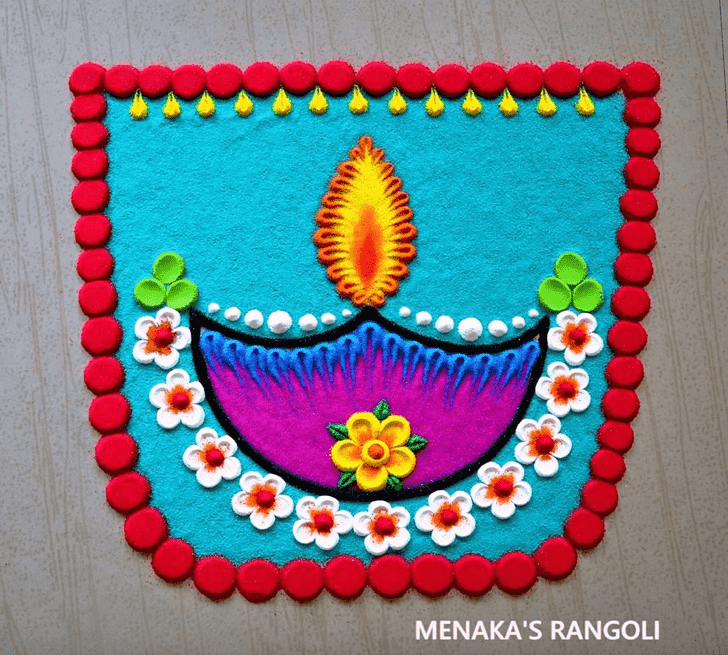 Marvelous Deepawali Rangoli