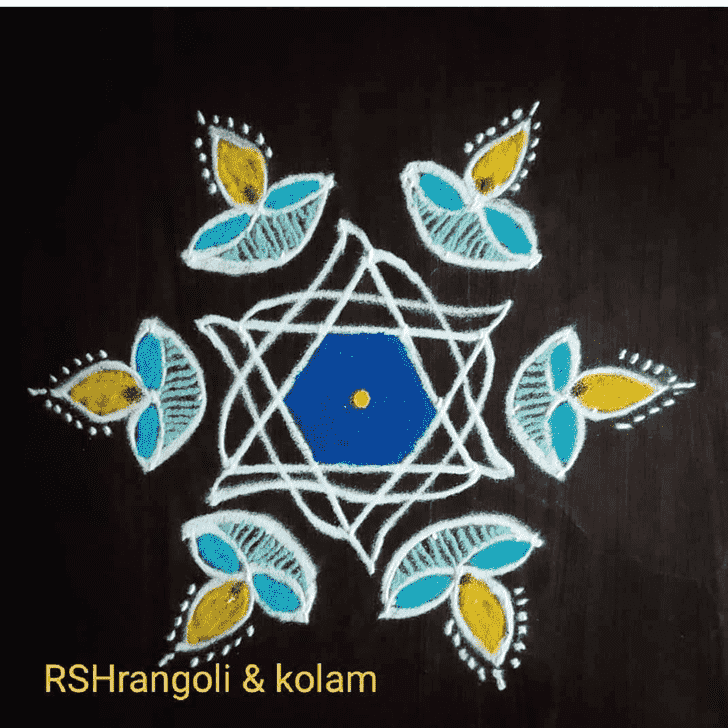 Refined Deepawali Rangoli