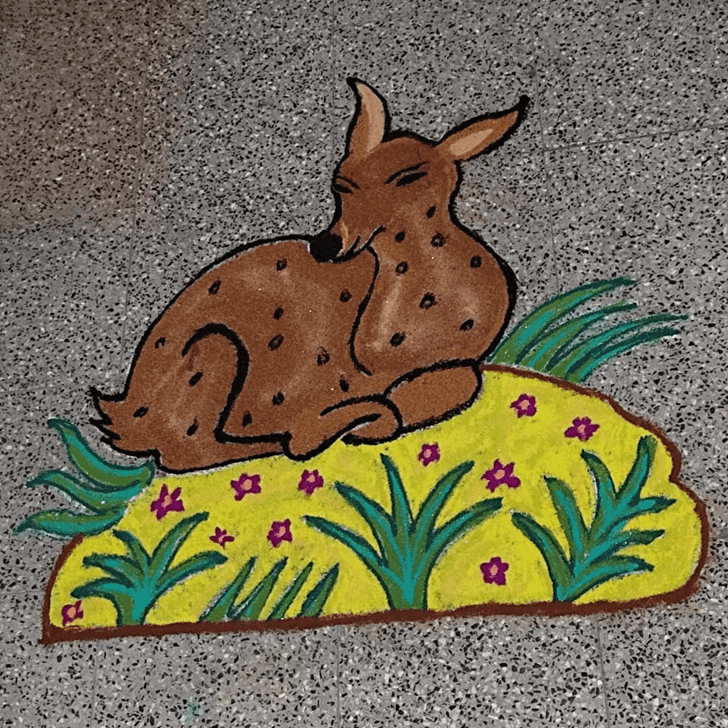 Deer Rangoli