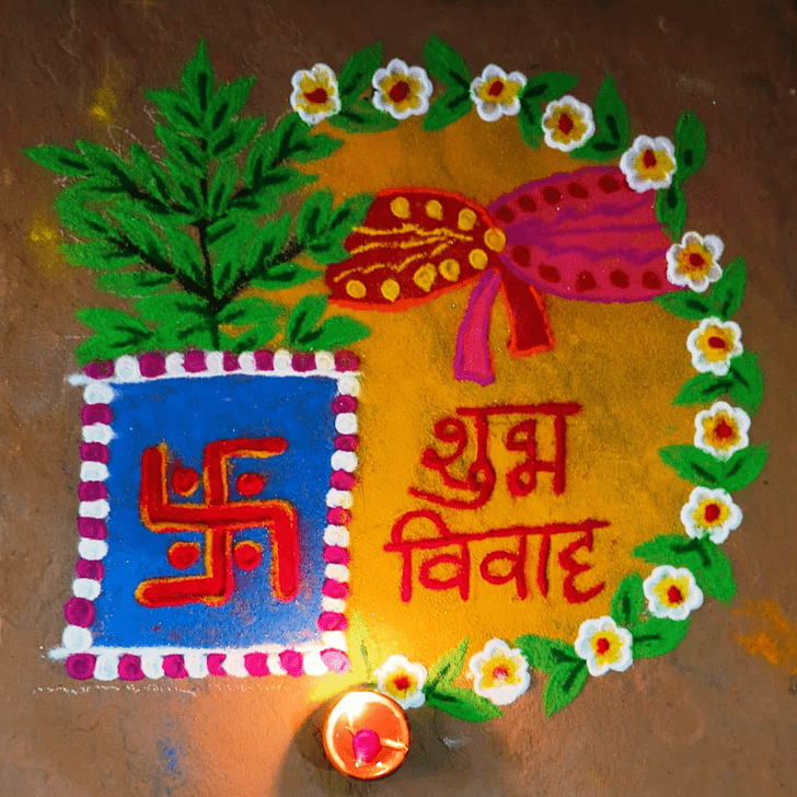 Dazzling Dev Uthani Ekadashi Rangoli