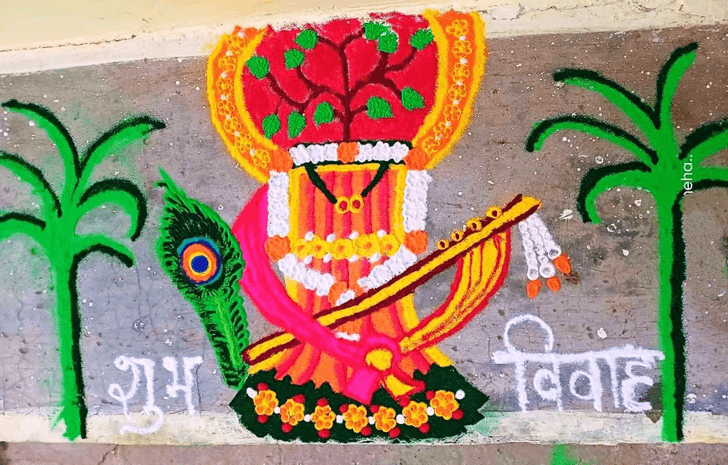 Radiant Dev Uthani Ekadashi Rangoli