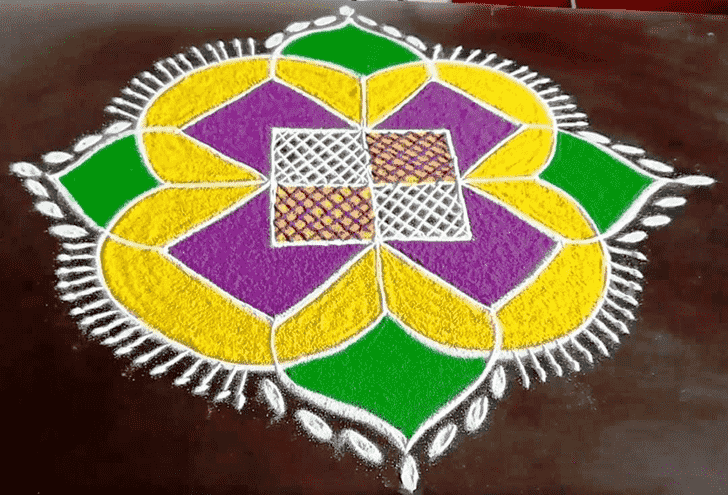 Enthralling Dhanu Sankranti Rangoli