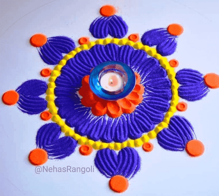 Radiant Dhanu Sankranti Rangoli