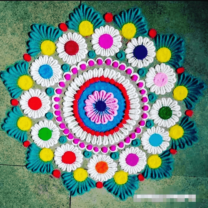 Superb Dhanu Sankranti Rangoli