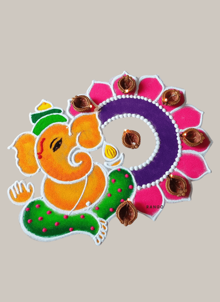 Amazing Diwali Rangoli