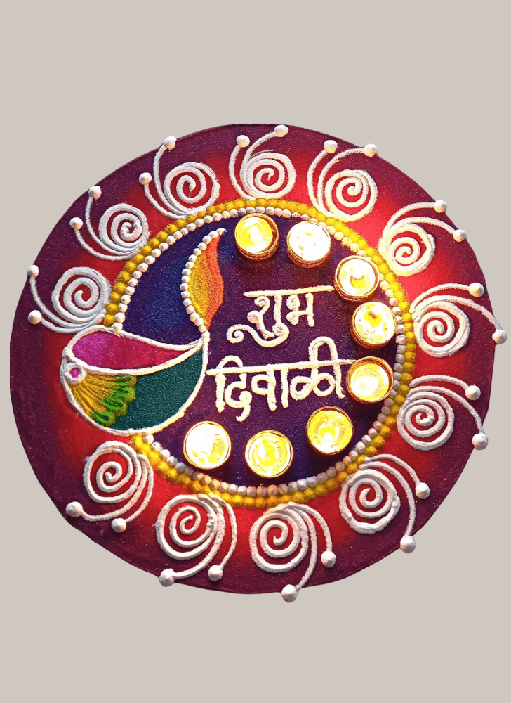 Appealing Diwali Rangoli