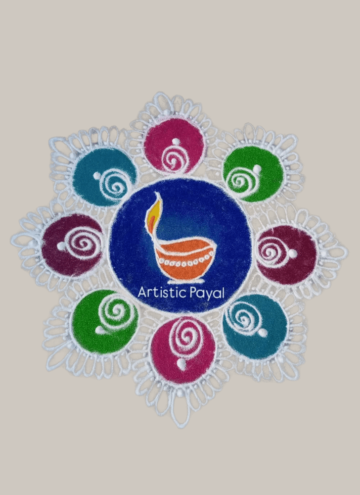 Excellent Diwali Rangoli