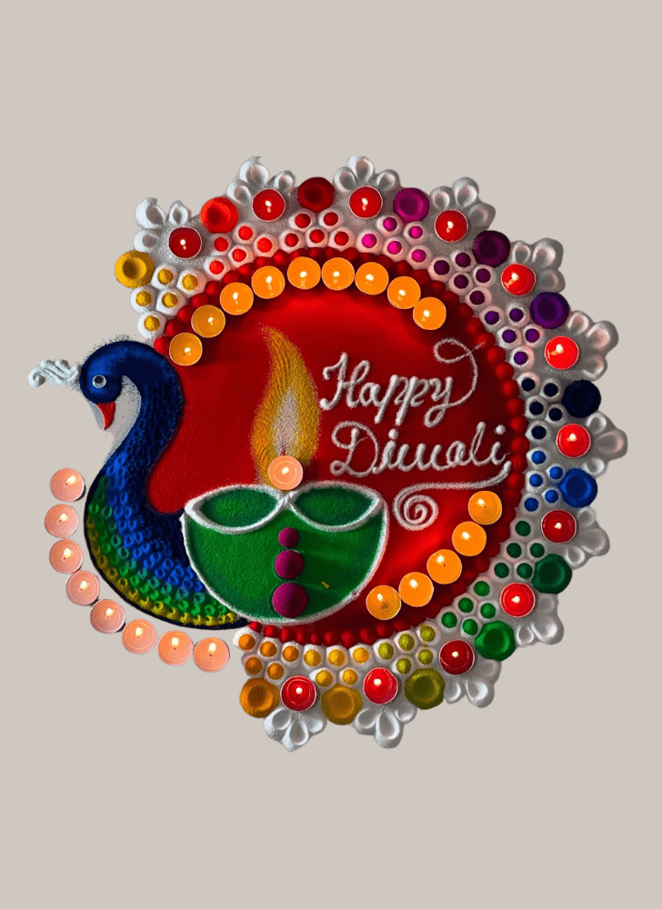 Gorgeous Diwali Rangoli