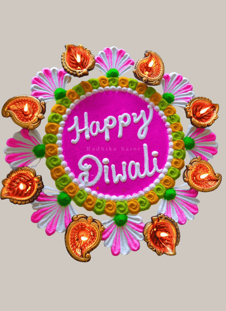 Ideal Diwali Rangoli