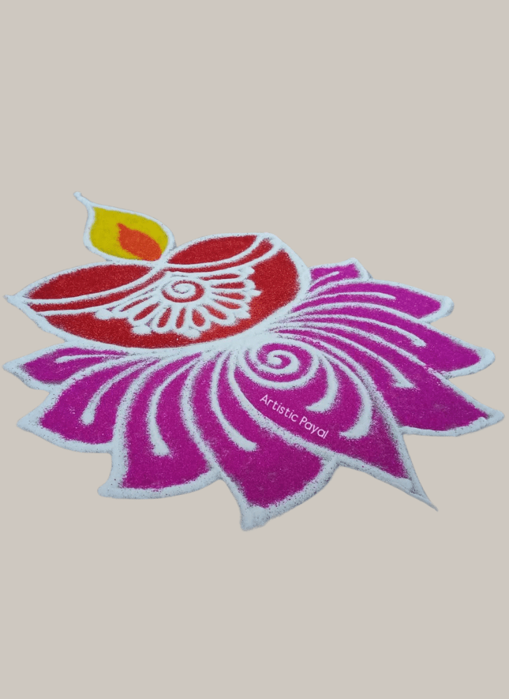 Inviting Diwali Rangoli