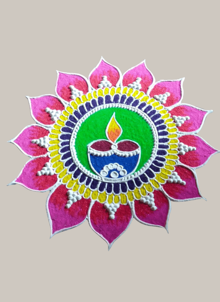 Magnetic Diwali Rangoli