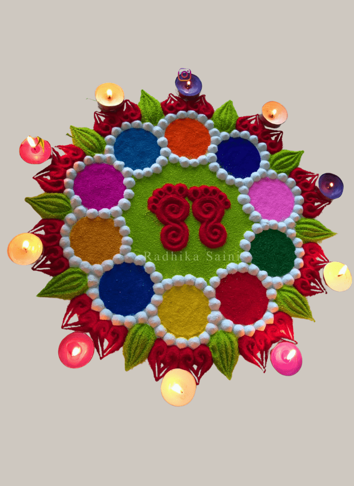 Nice Diwali Rangoli