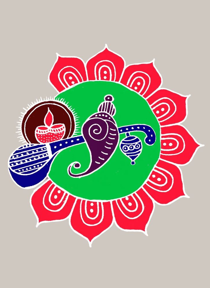 Pleasing Diwali Rangoli