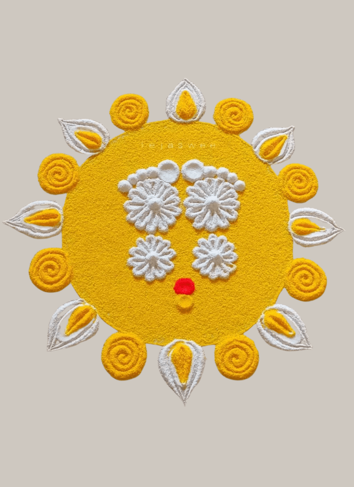 Radiant Diwali Rangoli