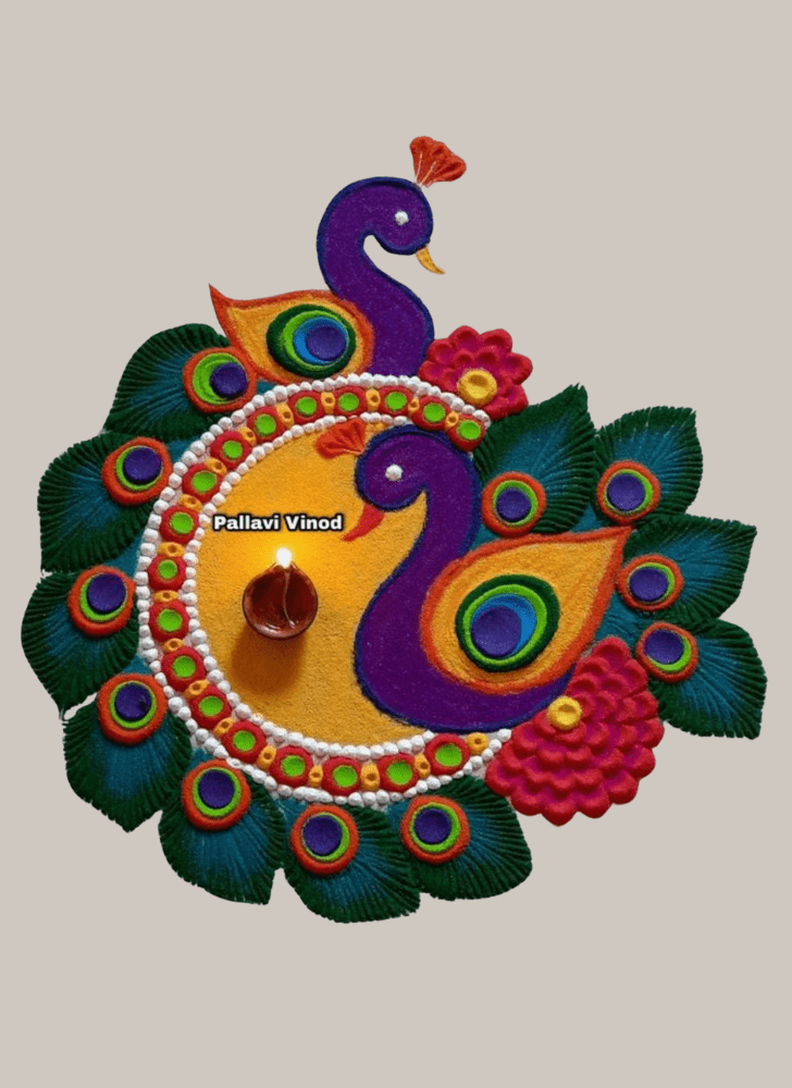 Shapely Diwali Rangoli