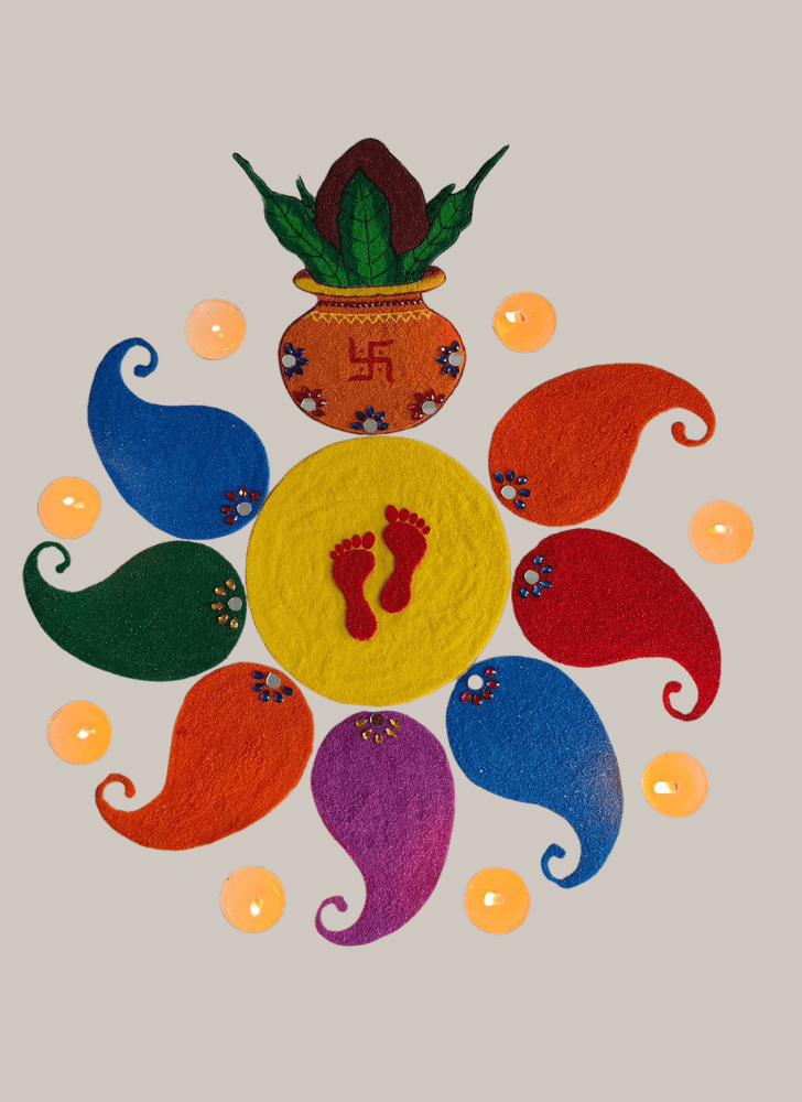 Slightly Diwali Rangoli