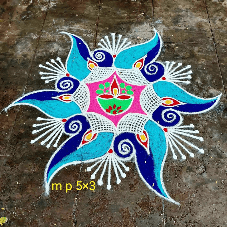 Amazing Diwali Special Rangoli