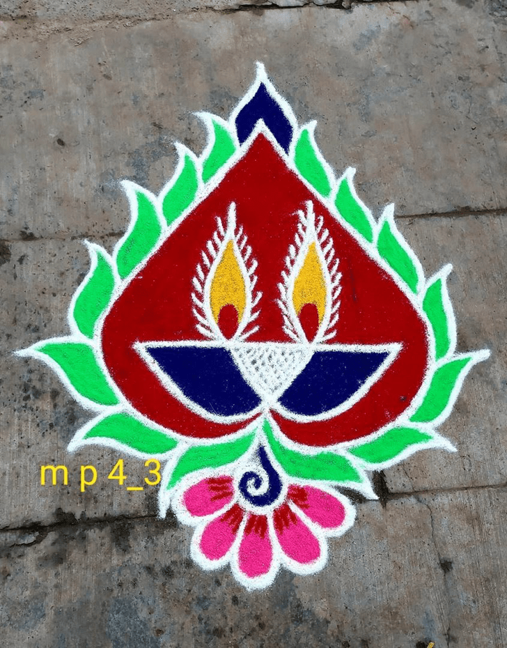 Appealing Diwali Special Rangoli