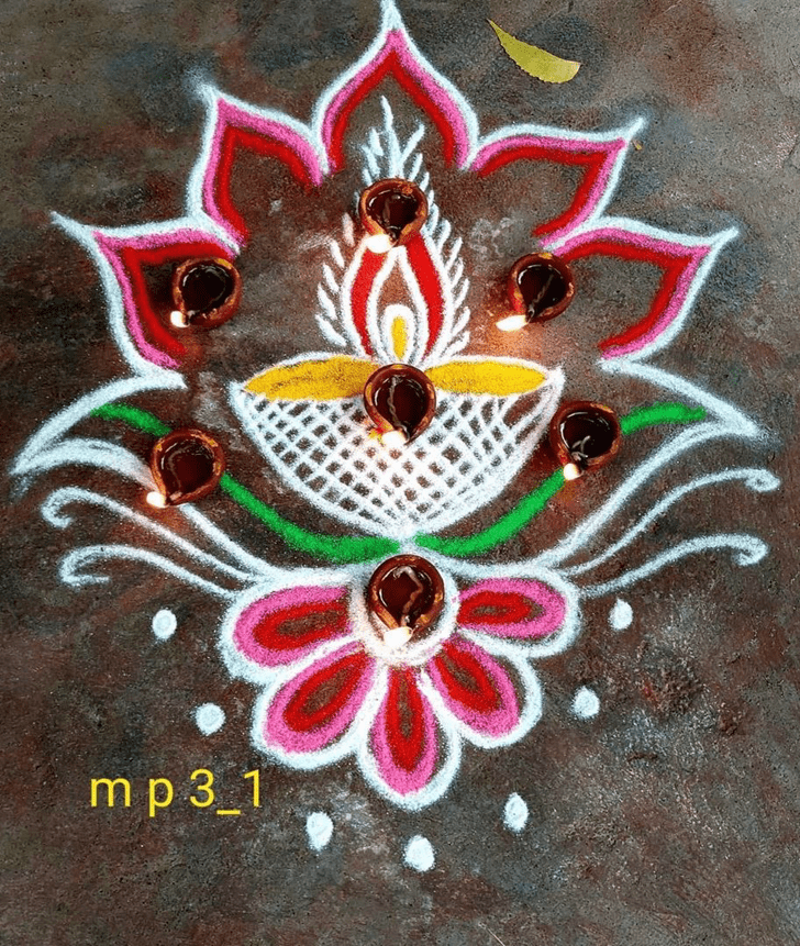 Captivating Diwali Special Rangoli