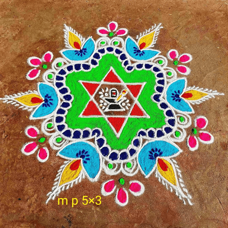 Classy Diwali Special Rangoli