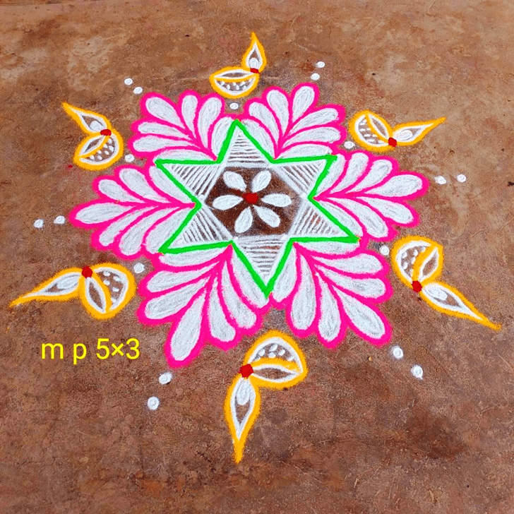 Hard Diwali Special Rangoli