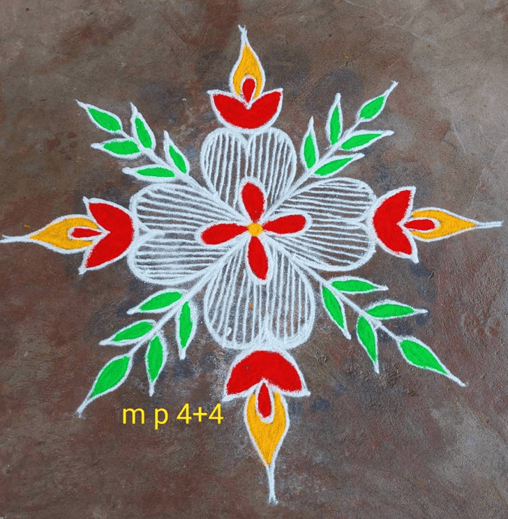 Dazzling Diwali Special Rangoli